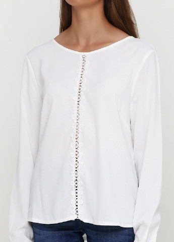 Белая демисезонная блуза M & G