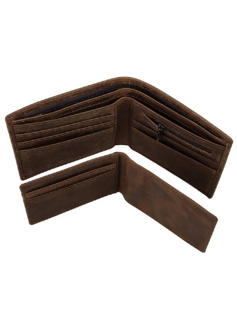 Мужской кожаный кошелек 12х10 см Vintage (232989857)