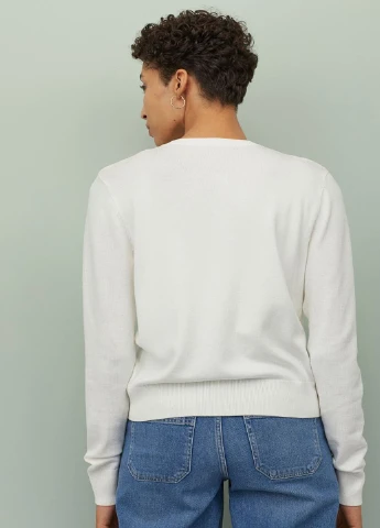 Молочний демісезонний светр H&M