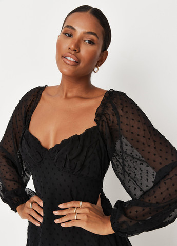 Черное кэжуал платье Missguided однотонное