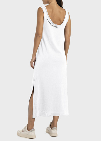 Белое кэжуал платье платье-майка Replay однотонное