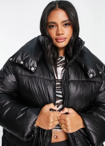 Чорна демісезонна куртка Asos