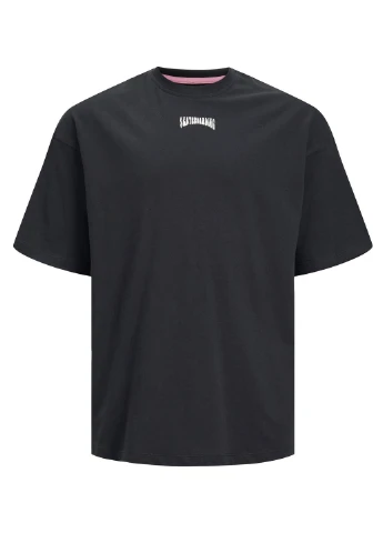 Чорна літня футболка Jack & Jones