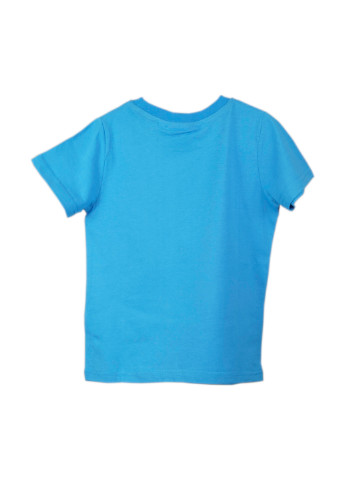 Голубая летняя футболка с коротким рукавом Angry Birds