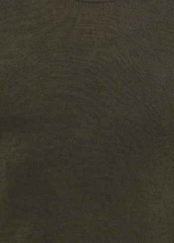 Оливковий (хакі) демісезонний джемпер джемпер Solid