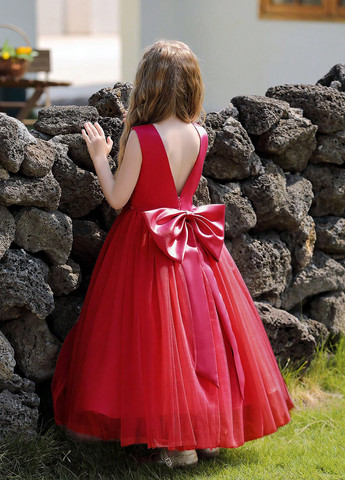 Темно-червона сукня SHEIN (366090667)