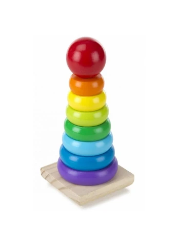 Розвиваюча іграшка Райдужна пірамідка (MD10576) Melissa&Doug (254072129)