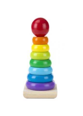 Розвиваюча іграшка Райдужна пірамідка (MD10576) Melissa&Doug (254072129)