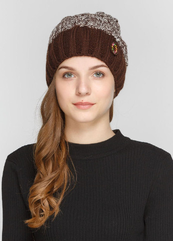 Зимняя теплая женская шапка на флисовой подкладке 550704 Merlini (249643159)