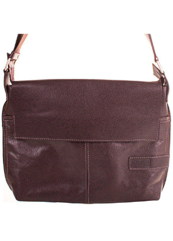 Мужская кожаная сумка-почтальонка 28,5х24,5х5,5 см Eterno (195705906)