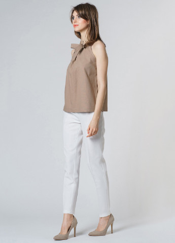 Светло-коричневая летняя блуза OKS by Oksana Demchenko