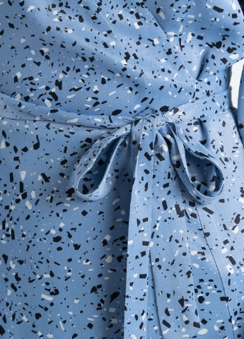 Голубое кэжуал платье Arber однотонное