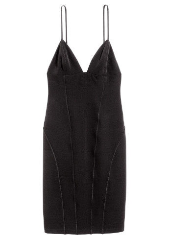 Чорна кежуал плаття, сукня H&M однотонна