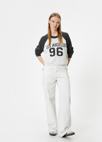 Комбінований демісезонний светр джемпер KOTON