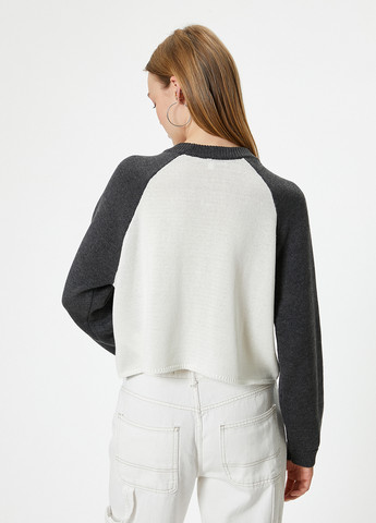 Комбінований демісезонний светр джемпер KOTON