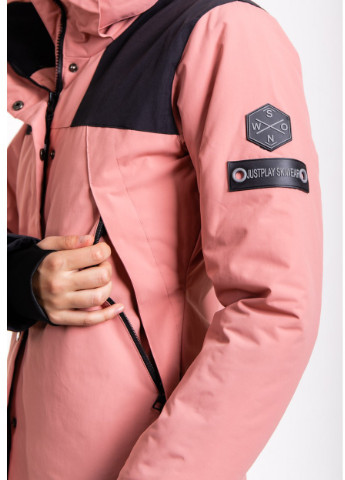 Куртка лыжная женская розовый (B2380-pink) Just Play розовая