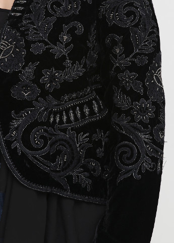 Черный женский жакет Zara с орнаментом - демисезонный