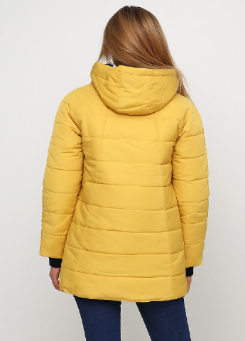 Желтая зимняя куртка Elegans
