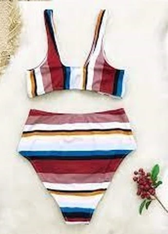 Комбинированный летний купальник CUPSHE
