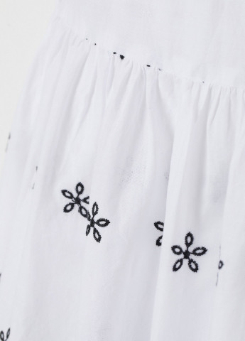 Білий кежуал сукня H&M з орнаментом