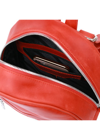 Женский кожаный рюкзак 21х28х9 см Shvigel (253490811)