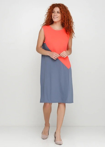 Комбінована кежуал сукня а-силует DKNY колор блок