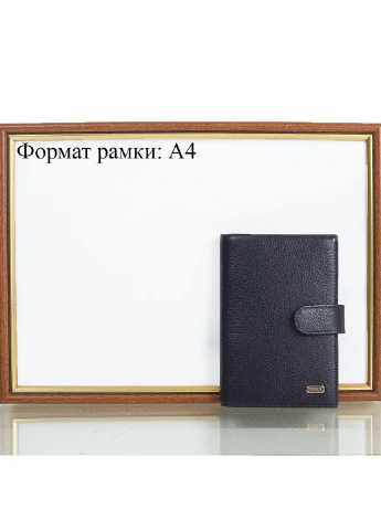 Чоловіча шкіряна обкладинка для паспорта 9,5х13,8х2 см Desisan (212705575)