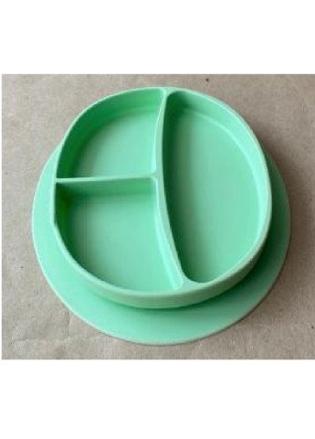 Детский силиконовый набор посуды для детей из пяти предметов(45124578-Т) Зеленый Francesco Marconi (251406112)