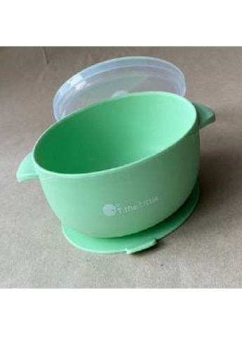 Детский силиконовый набор посуды для детей из пяти предметов(45124578-Т) Зеленый Francesco Marconi (251406112)