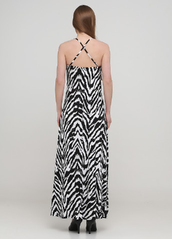 Черно-белое кэжуал платье Lascana зебра