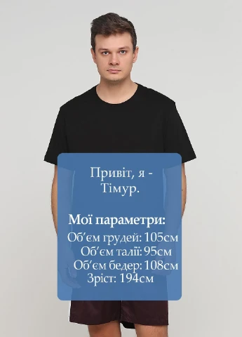 Черная футболка H&M