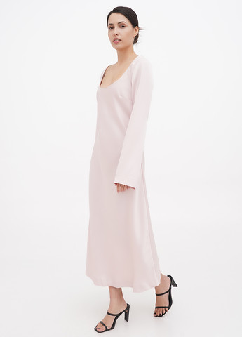 Світло-рожева кежуал плаття, сукня а-силует H&M однотонна