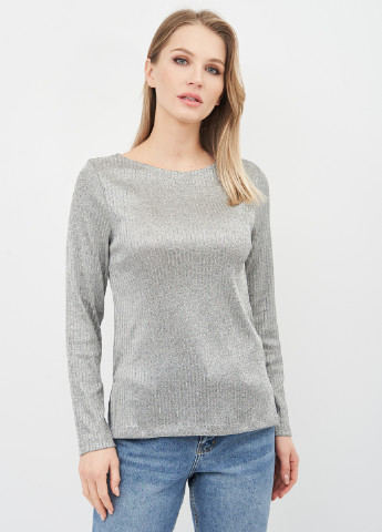Срібний демісезонний светр H&M