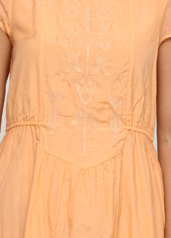 Оранжевое кэжуал платье клеш Jack Wills однотонное