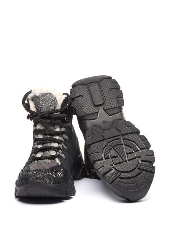 Серые кэжуал зимние зимние ботинки Theo Leo