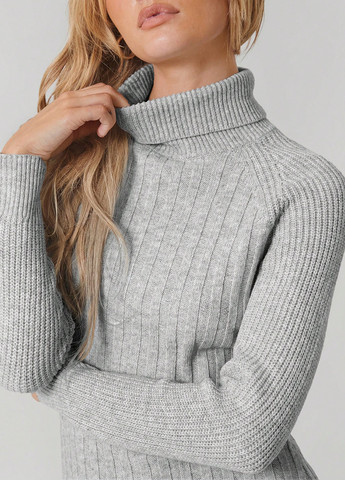 Сіра кежуал сукня сукня светр SHEIN меланжева