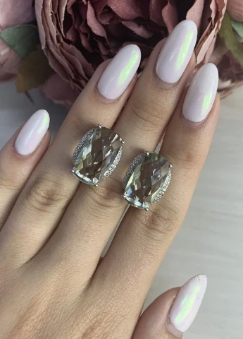 Сережки Silver Flame (152533238)