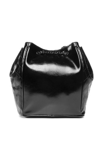 Сумка з ремінцем RC18106 DeeZee сумка-мешок однотонная чёрная кэжуал
