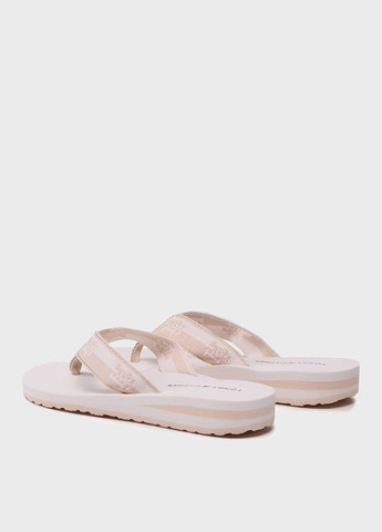 Белые кэжуал, пляжные вьетнамки Tommy Hilfiger с логотипом