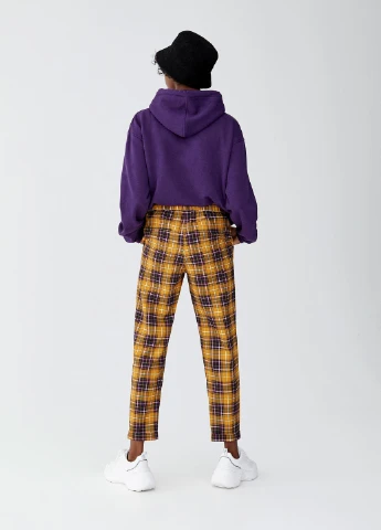 Брюки,жовтий-фіолетовий, Pull & Bear (254670392)