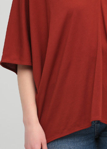 Вишнева демісезонна блуза Massimo Dutti