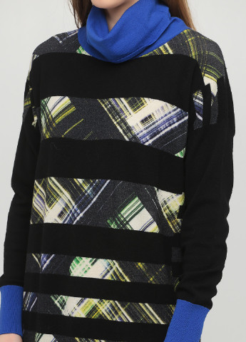 Комбинированное кэжуал платье платье-свитер Angelo Marani с абстрактным узором