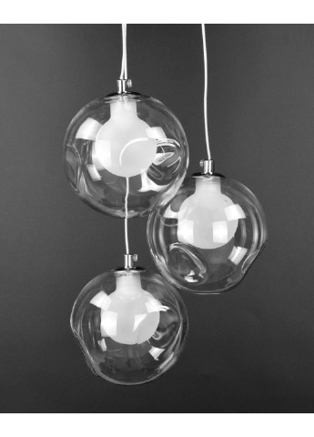 Люстра потолочная подвесная на 3 лампочки 0286/3-ch Хром 20х23х23 см. Sunnysky (253627961)