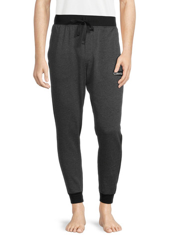 Темно-серые спортивные демисезонные джоггеры брюки Calvin Klein
