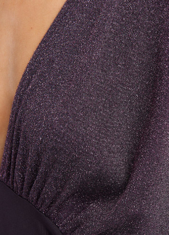 Боді NA-KD блуза-боді однотонний фіолетовий кежуал