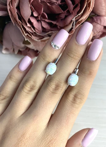 Сережки Silver Flame (153025222)