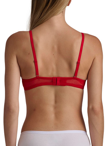 Червоний балконет бюстгальтер Tommy Hilfiger з кісточками нейлон