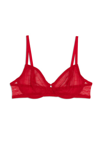 Червоний балконет бюстгальтер Tommy Hilfiger з кісточками нейлон