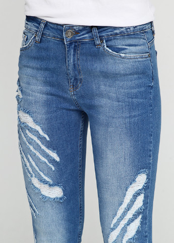 Светло-синие демисезонные скинни джинсы Its Basic
