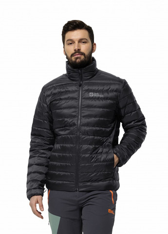 Чорний зимній Пуховик Jack Wolfskin